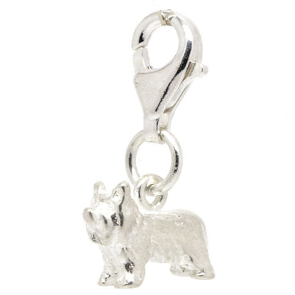 Sterling silver sales yorkie charm