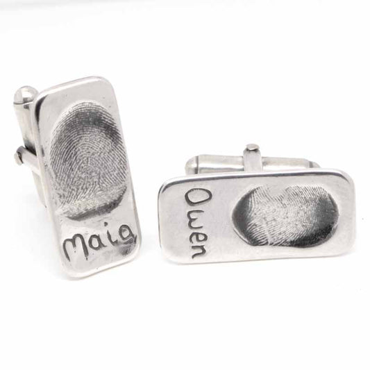 Fingerprint cufflinks - Perfectcharm - 1