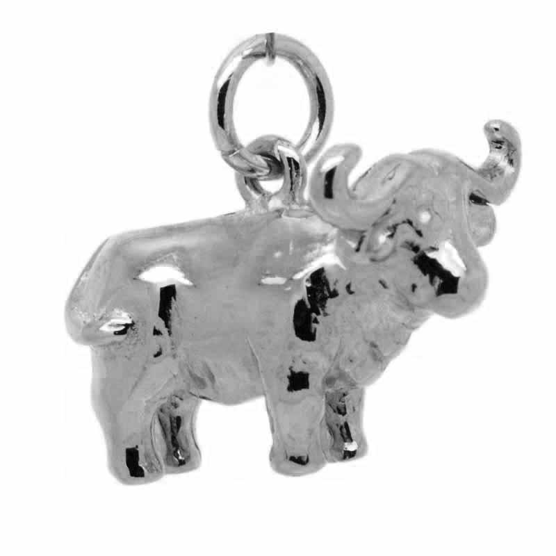 Gold Charm - Cape Or African Buffalo Charm