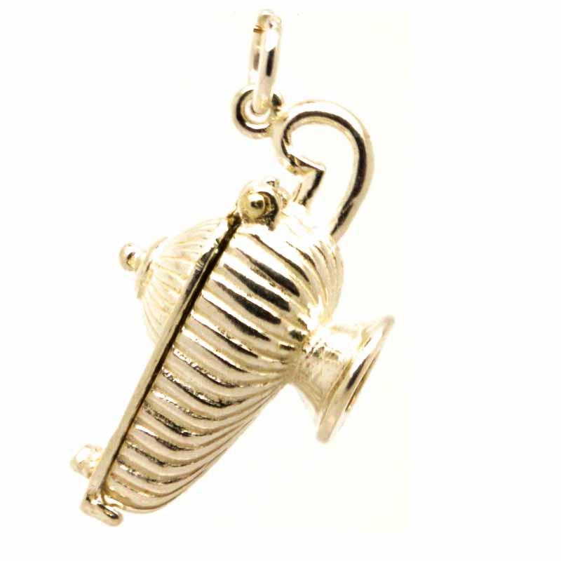 Gold Charm - Gold Aladdin's Lamp Charm