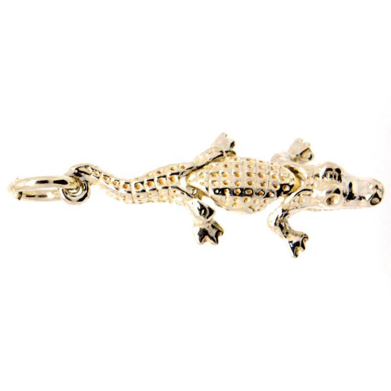Gold Alligator Crocodile Charm - Perfectcharm - 1
