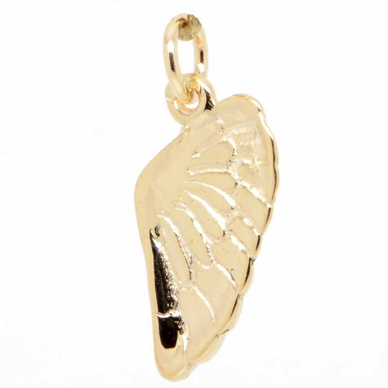 Gold Angel Wing Charm - Perfectcharm - 1