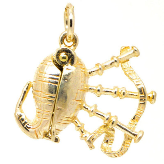 Gold Bagpipes Charm - Perfectcharm - 1