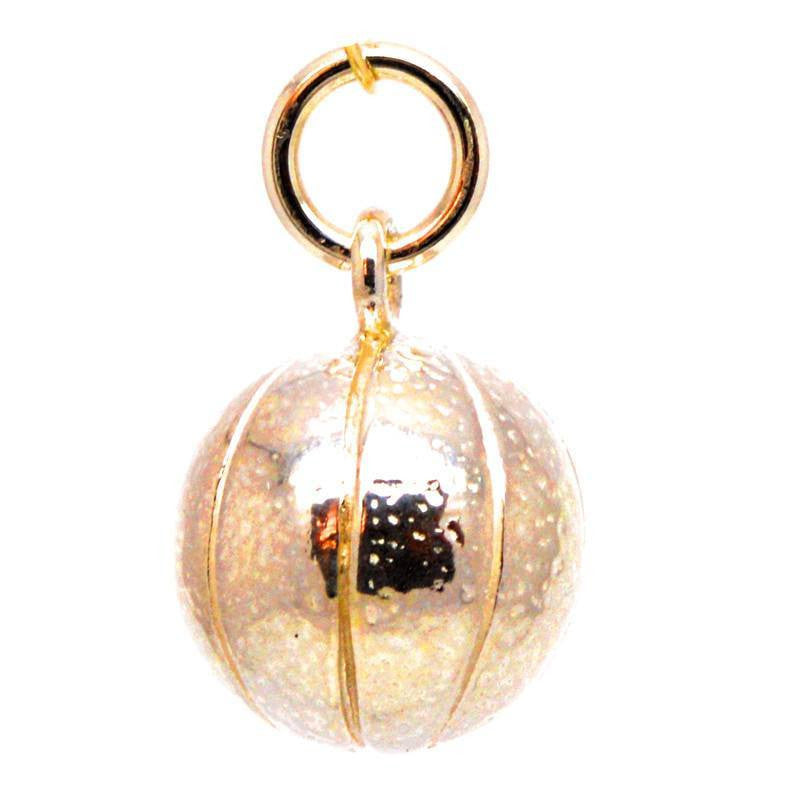 Gold Basket Ball Charm - Perfectcharm - 2