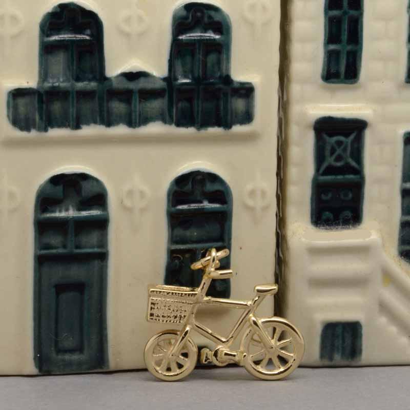 Gold Charm - Gold Bicycle Charm