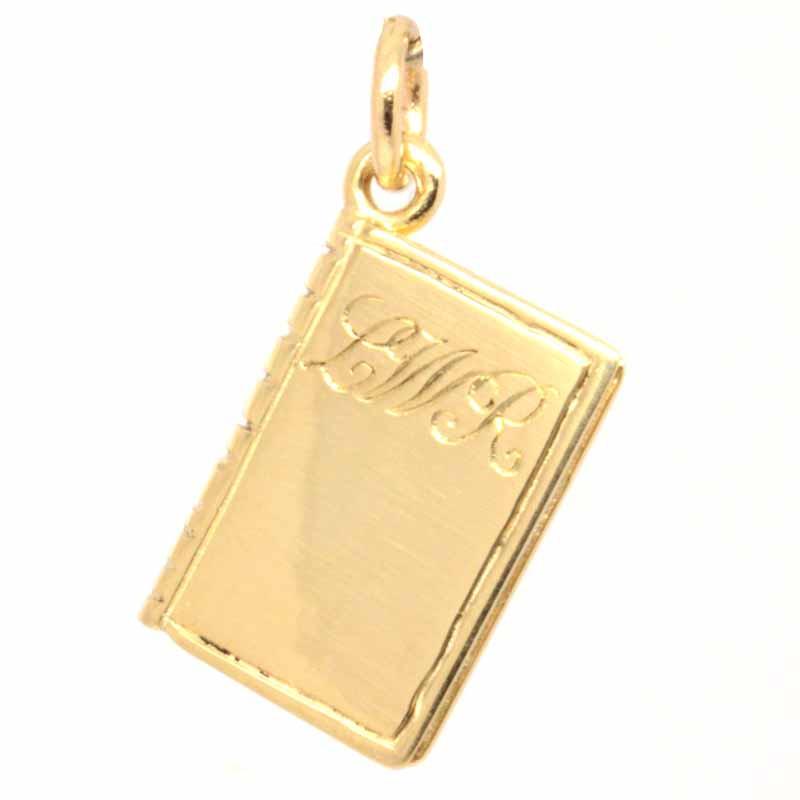 Gold Charm - Gold Book Charm