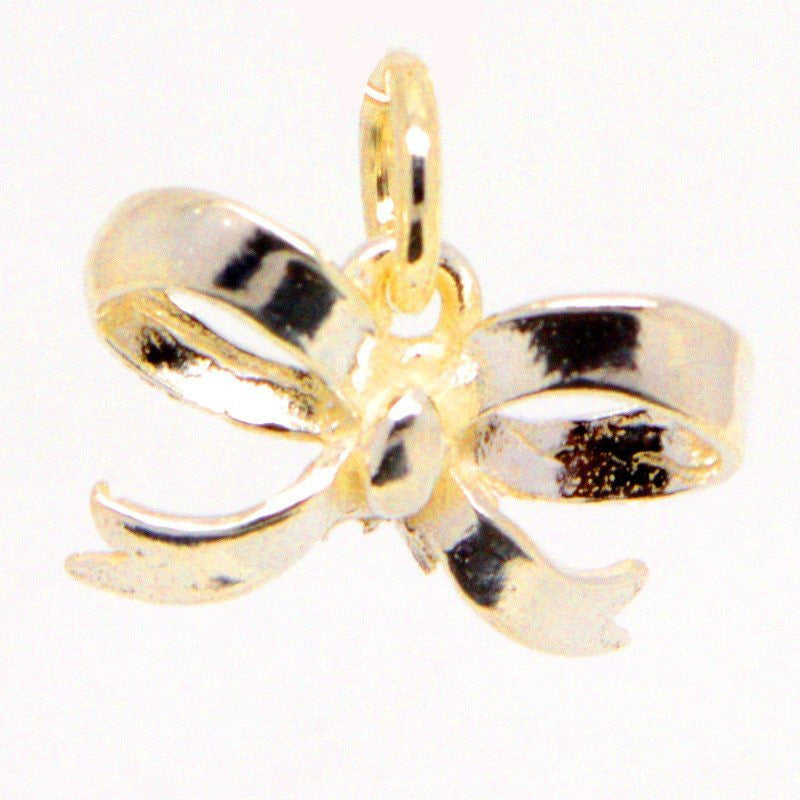 Gold Bow Charm 9ct Yellow, Rose and White Gold 18ct Gold Gold Bow Charm 9ct Yellow, Rose and White Gold 18ct Gold