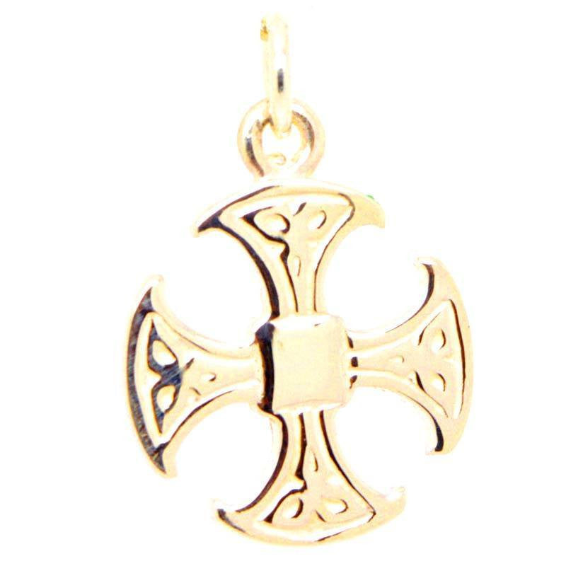 Gold Canterbury Cross Charm - Perfectcharm - 1