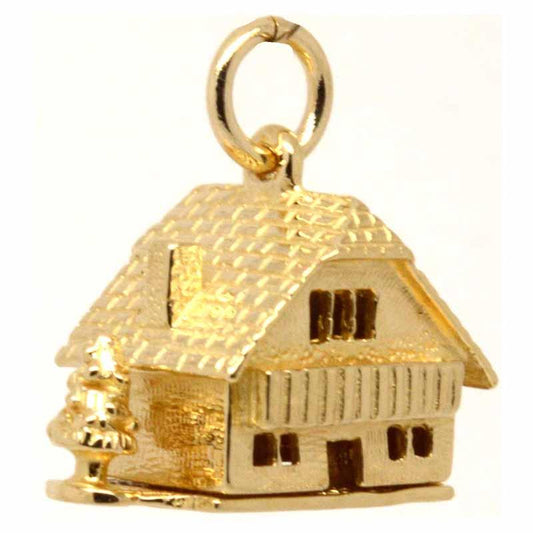 Gold Charm - Gold Chalet Cottage Charm With Tree