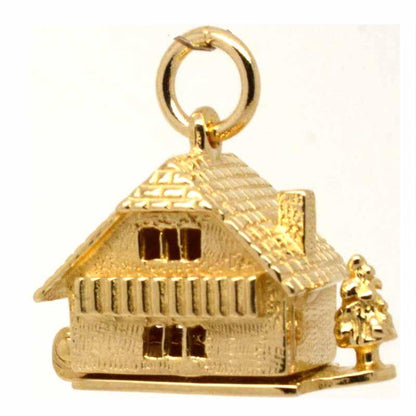 Gold Charm - Gold Chalet Cottage Charm With Tree