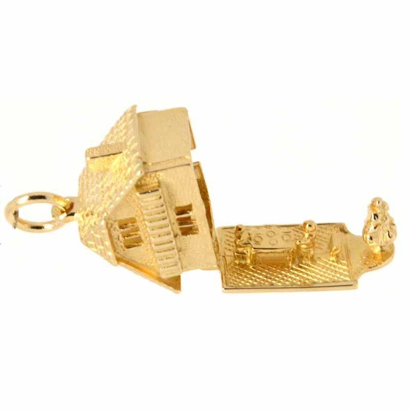 Gold Charm - Gold Chalet Cottage Charm With Tree