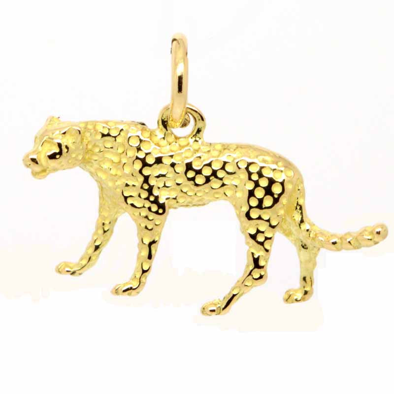 Gold Cheetah Leopard Charm - Perfectcharm - 1