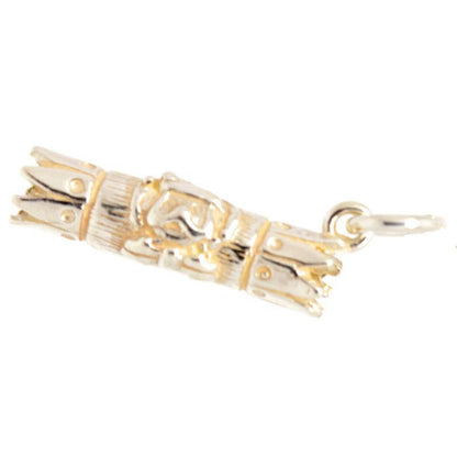 Gold Christmas Cracker Charm - Perfectcharm - 1