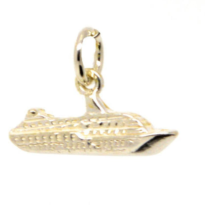 Gold Cruise Liner Ship Charm - Perfectcharm - 1