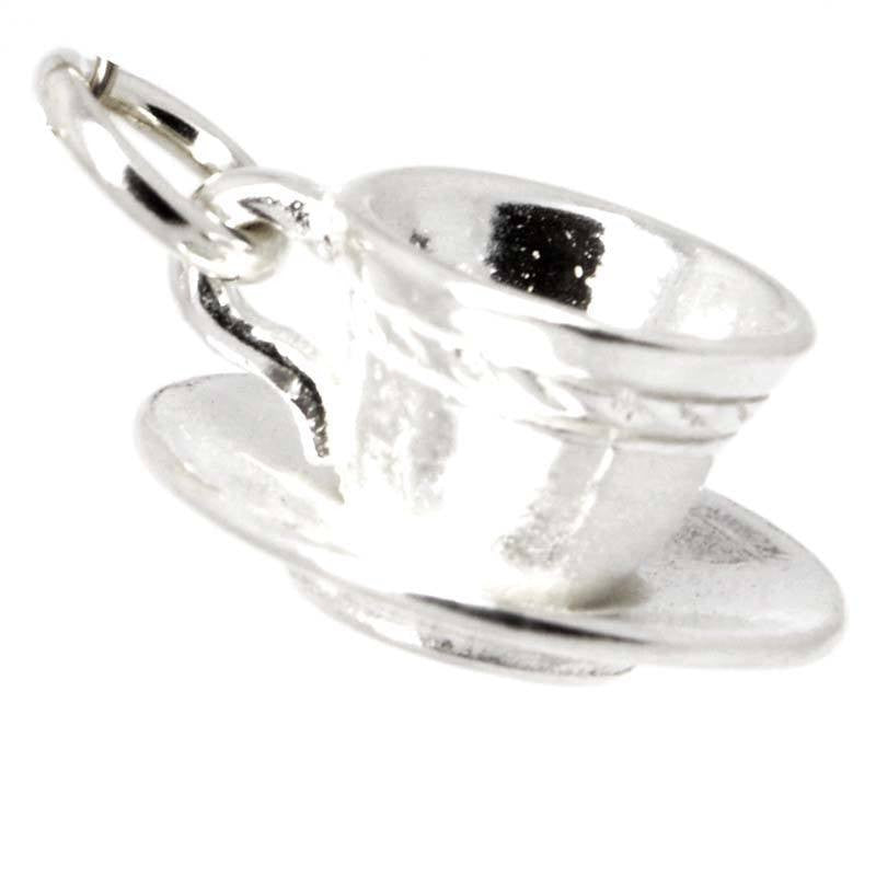 Gold Cup and Saucer Charm - Perfectcharm - 2