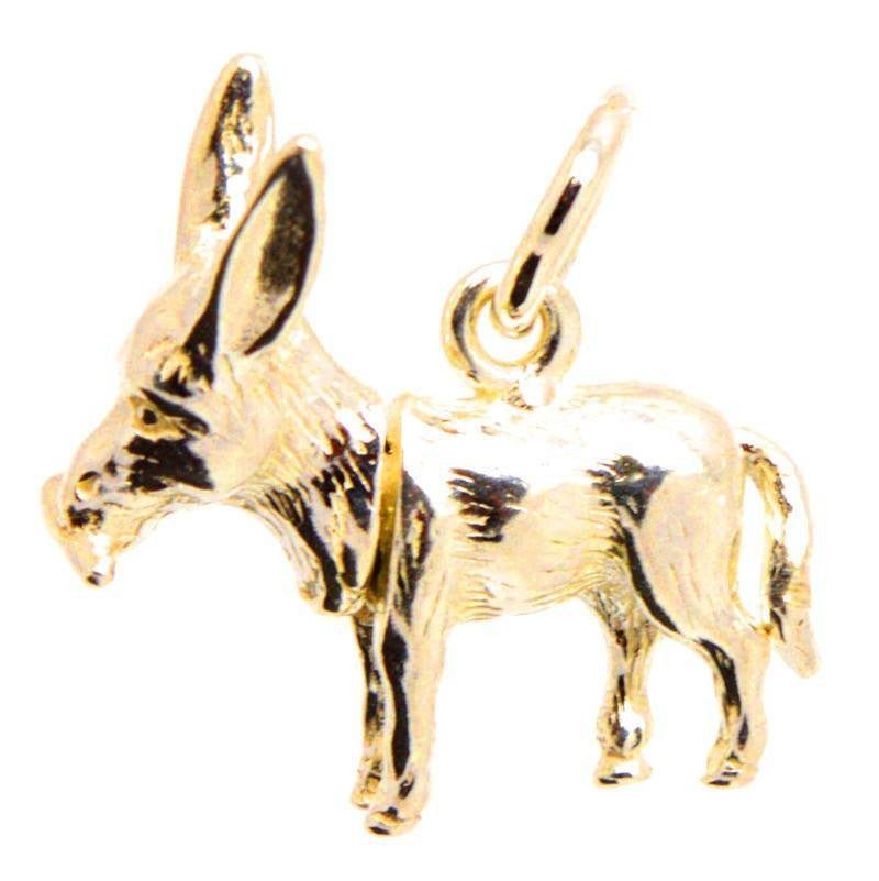Gold Donkey Charm - Perfectcharm - 1