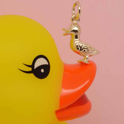 Gold Charm - Gold Duck Charm