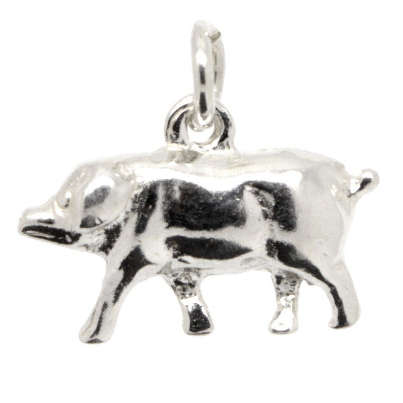 Gold Farmyard Pig Charm - Perfectcharm - 2