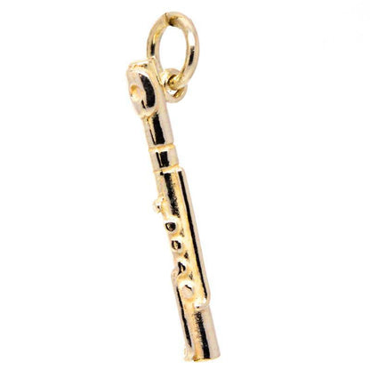 Gold Flute Charm - Perfectcharm - 1