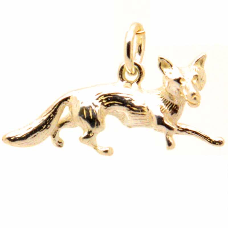 Gold Charm - Gold Fox Charm