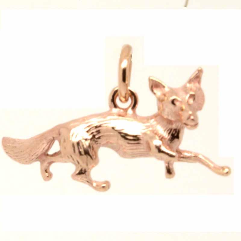 Gold Charm - Gold Fox Charm