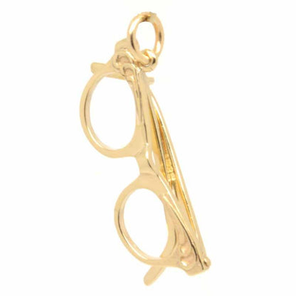 Gold Charm - Gold Glasses Charm