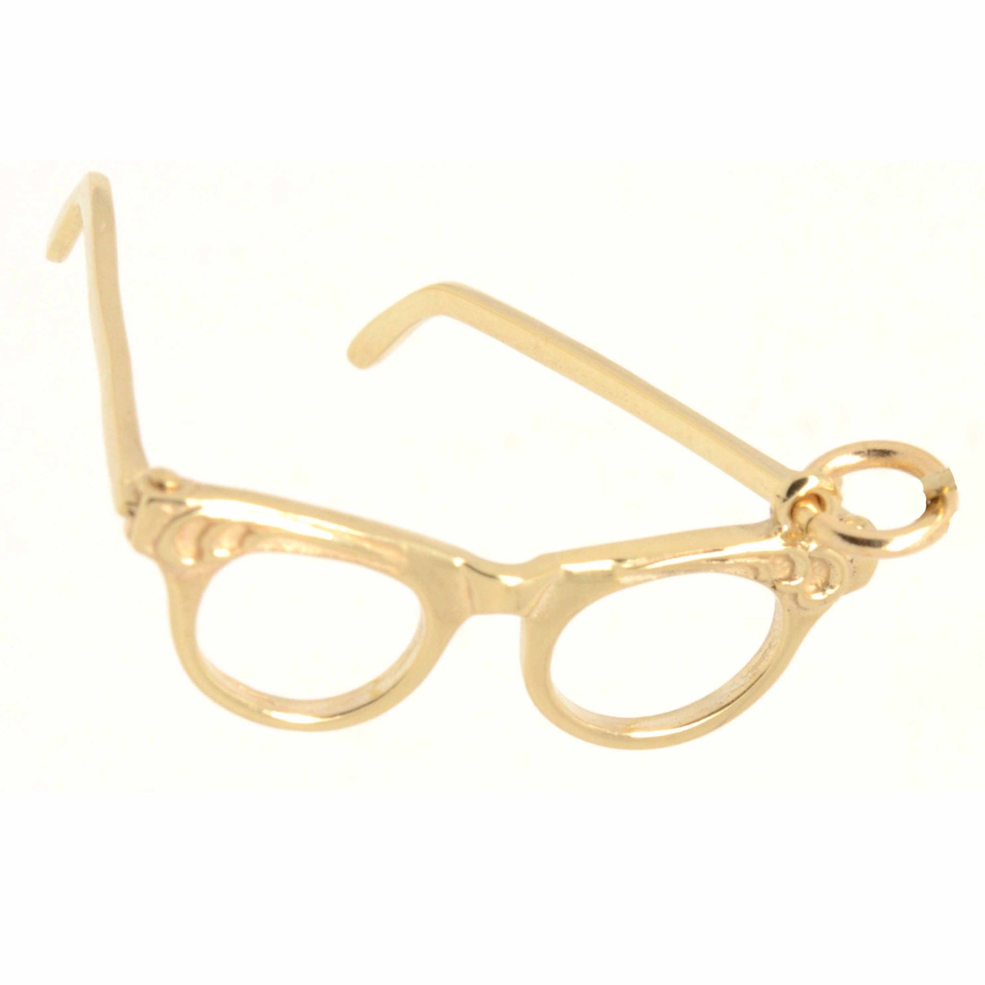 Gold Charm - Gold Glasses Charm