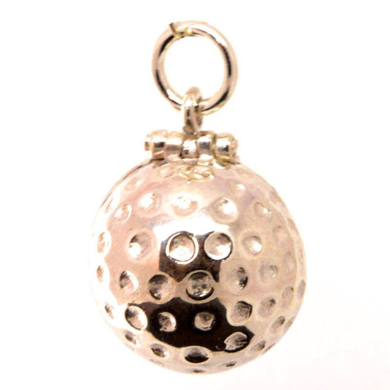 Gold Golf Ball Charm - Perfectcharm - 1