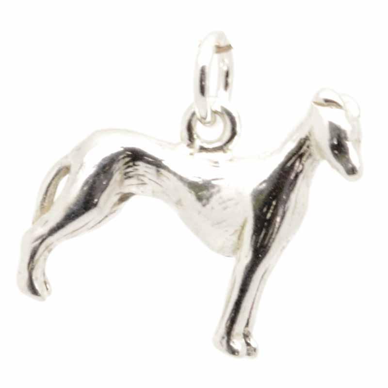 Gold Charm - Gold Greyhound Dog Charm