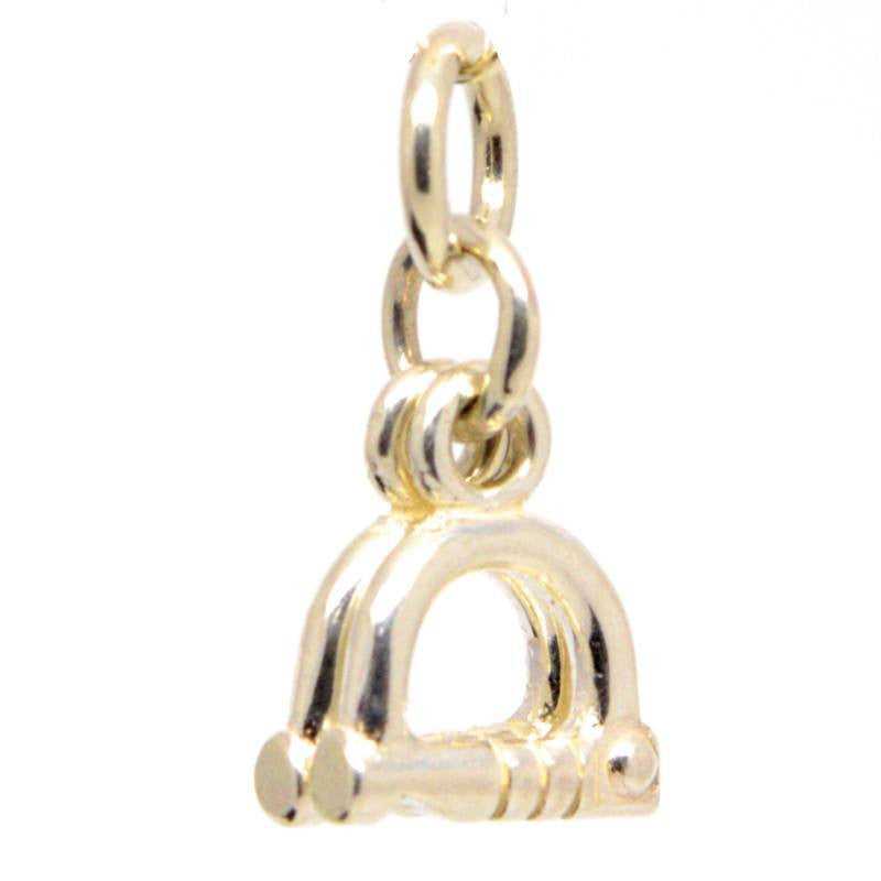 Gold Handcuffs Charm - Perfectcharm - 1