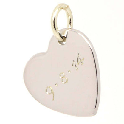 Gold Heart Tag Charm - Perfectcharm - 2