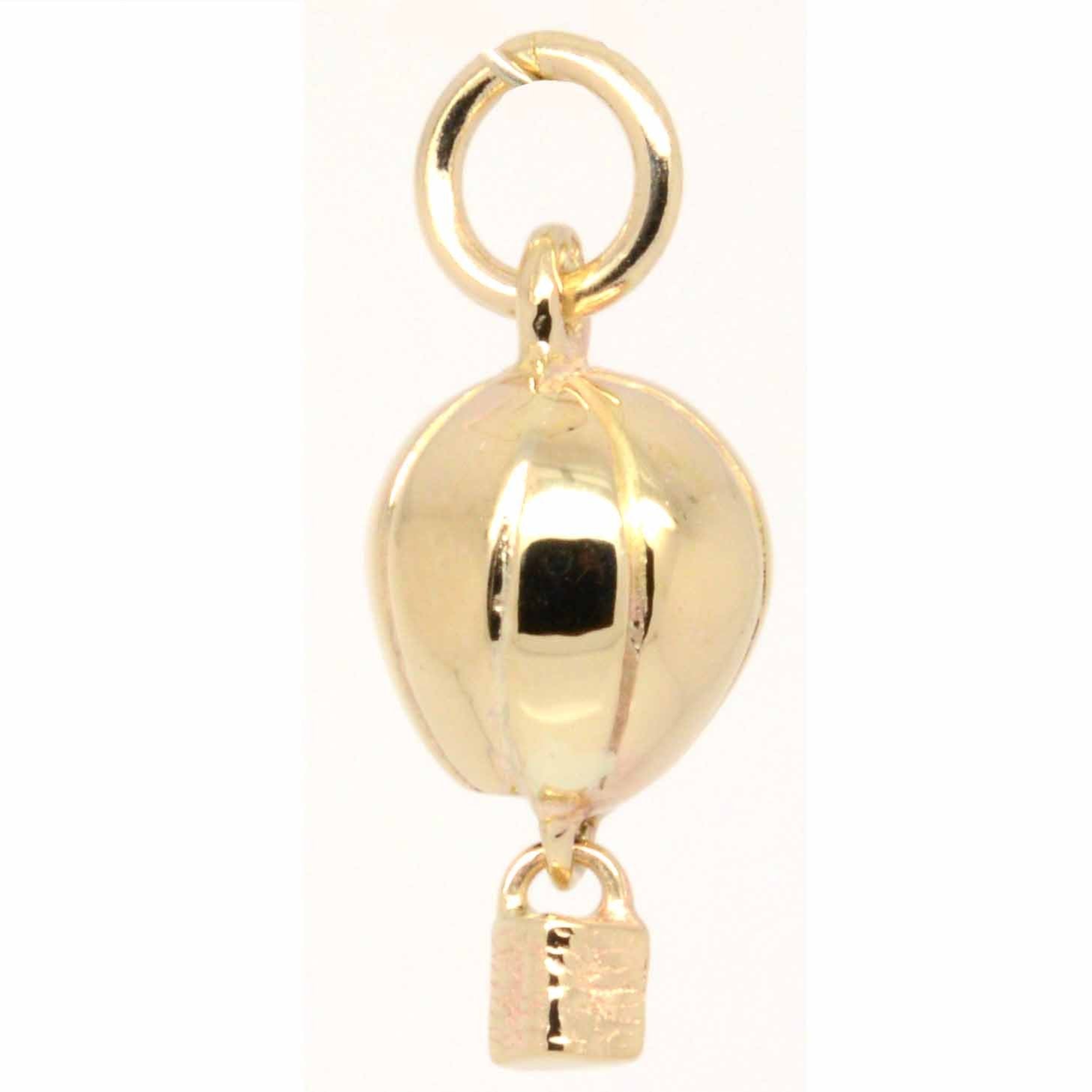 Gold Hot Air Balloon Charm 9ct Yellow, Rose and White Gold 18ct