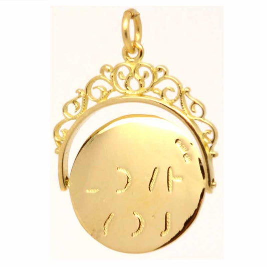 Gold Charm - Gold I LOVE YOU Spinner Charm