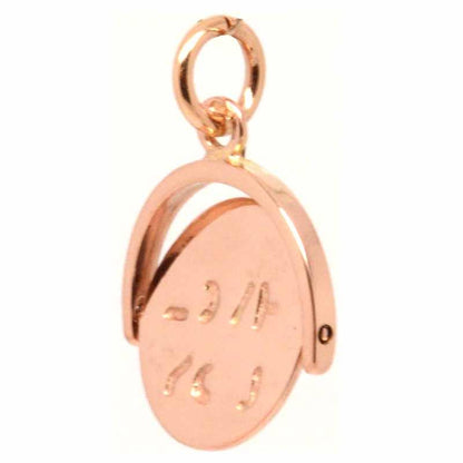 Gold Charm - Gold  I Love You Spinner Charm