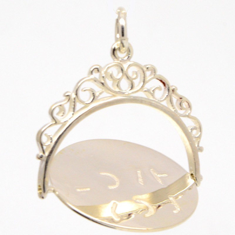 Gold i love 2025 you spinner necklace