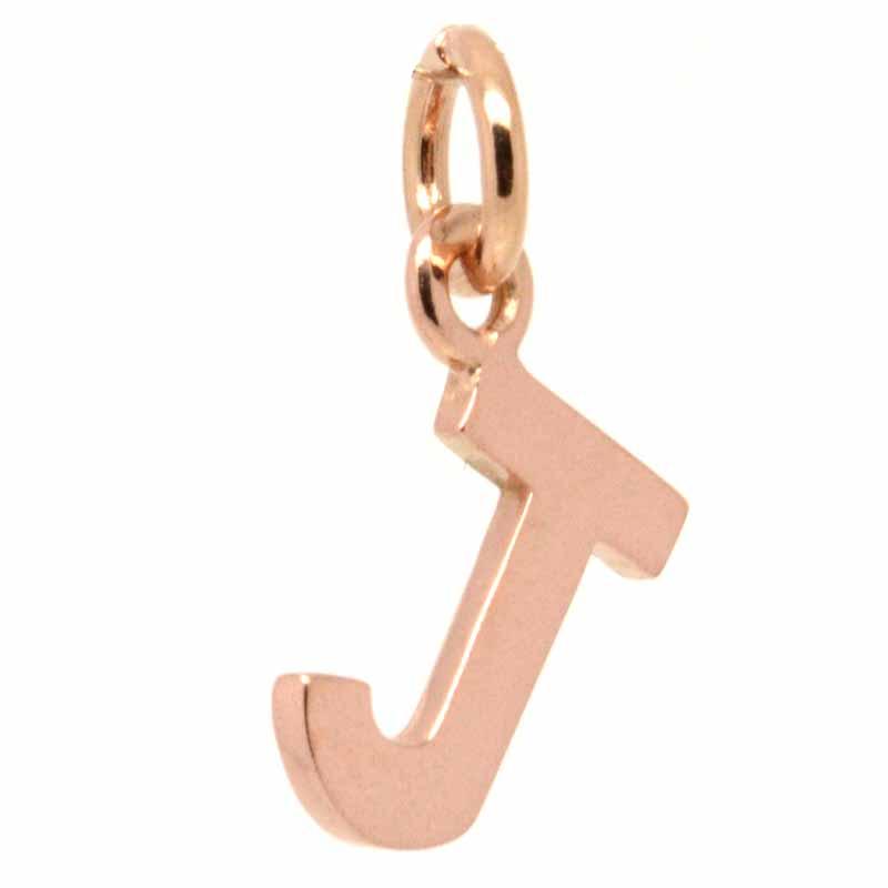 Gold Charm - Gold Initial Letter J Charm