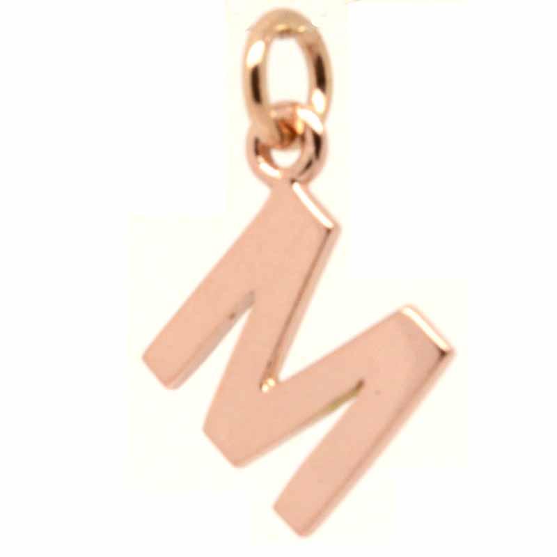 Gold Charm - Gold Initial Letter M Charm