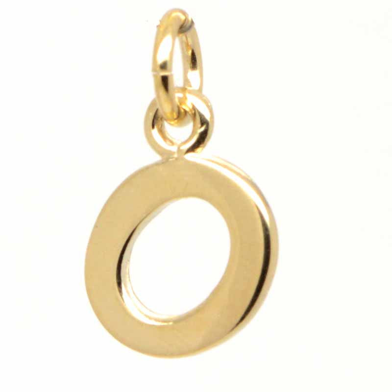 Gold Initial letter O Charm - Perfectcharm - 2