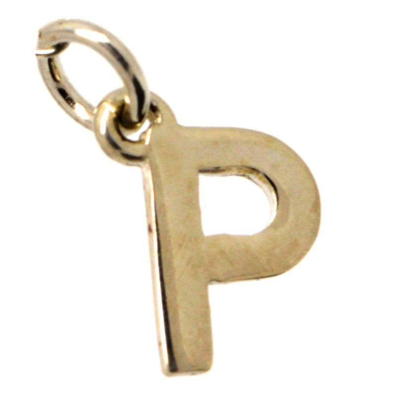 Gold Initial letter P Charm - Perfectcharm - 1