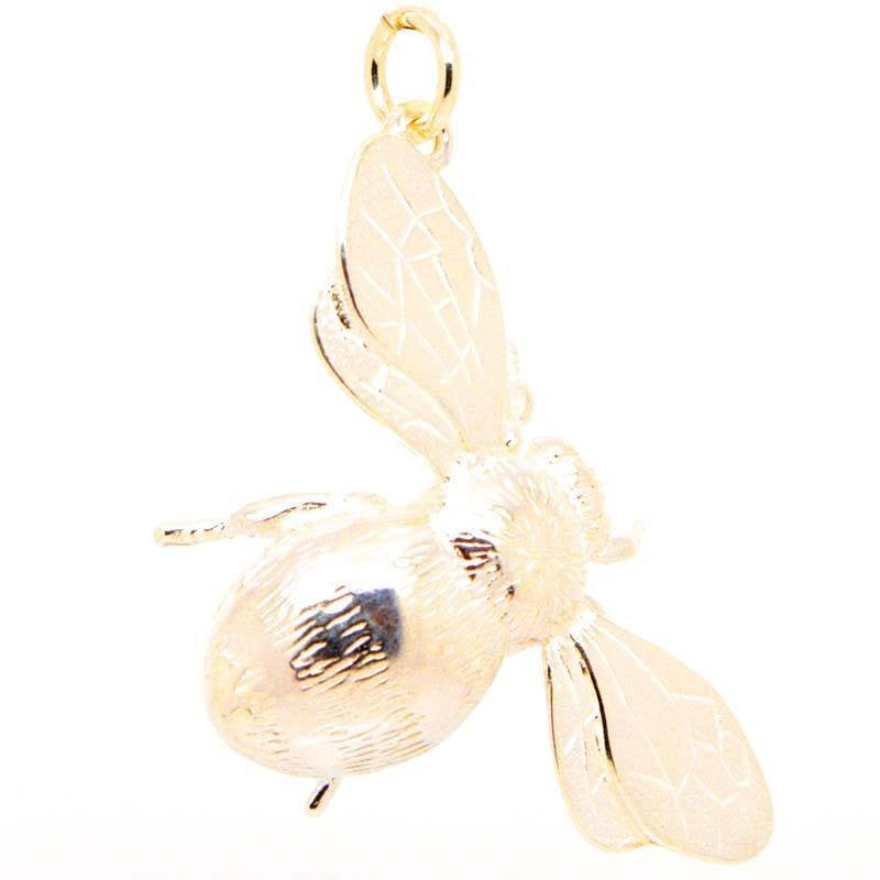 Gold Large Bumble Bee Charm - Perfectcharm - 1