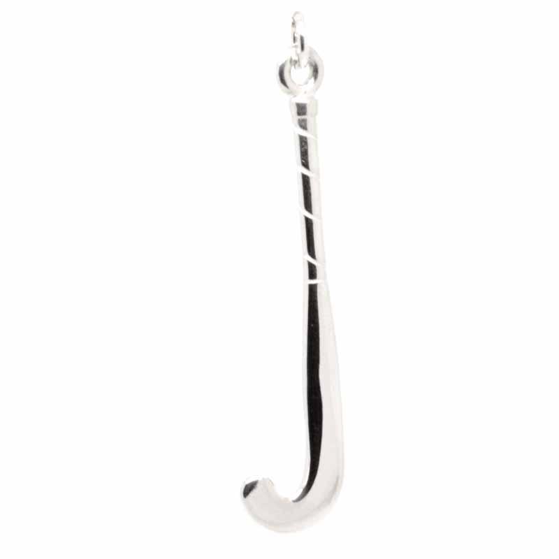 Gold Charm - Gold Large Field Hockey Stick Charm
