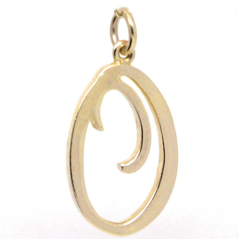 Gold Large Italic O Charm - Perfectcharm - 1