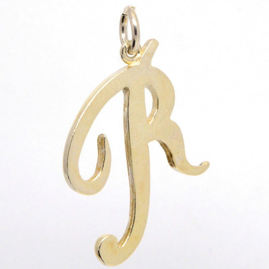 Gold Large Italic R Charm - Perfectcharm - 1