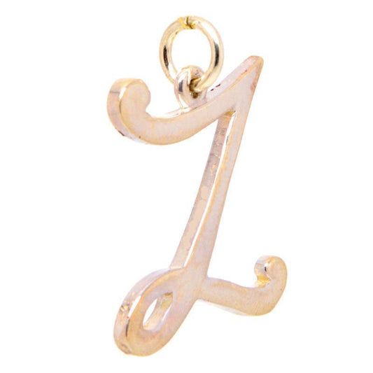 Gold Large Italic Z Charm - Perfectcharm - 1