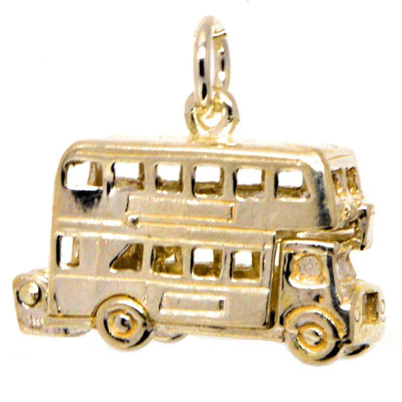 Gold Large London Bus Charm - Perfectcharm - 1