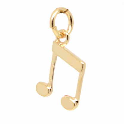 Gold Musical Note Quavers Charm - Perfectcharm - 1