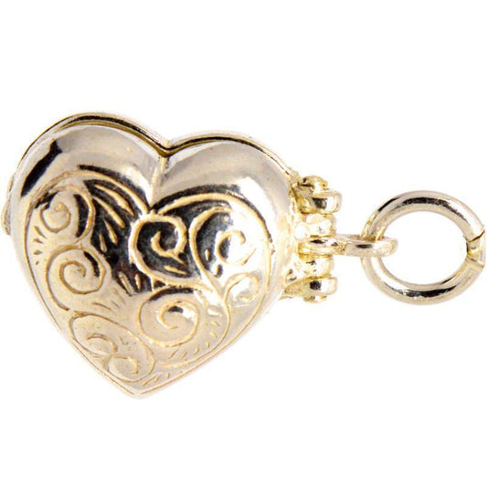 Gold Opening Heart Charm - Perfectcharm - 1