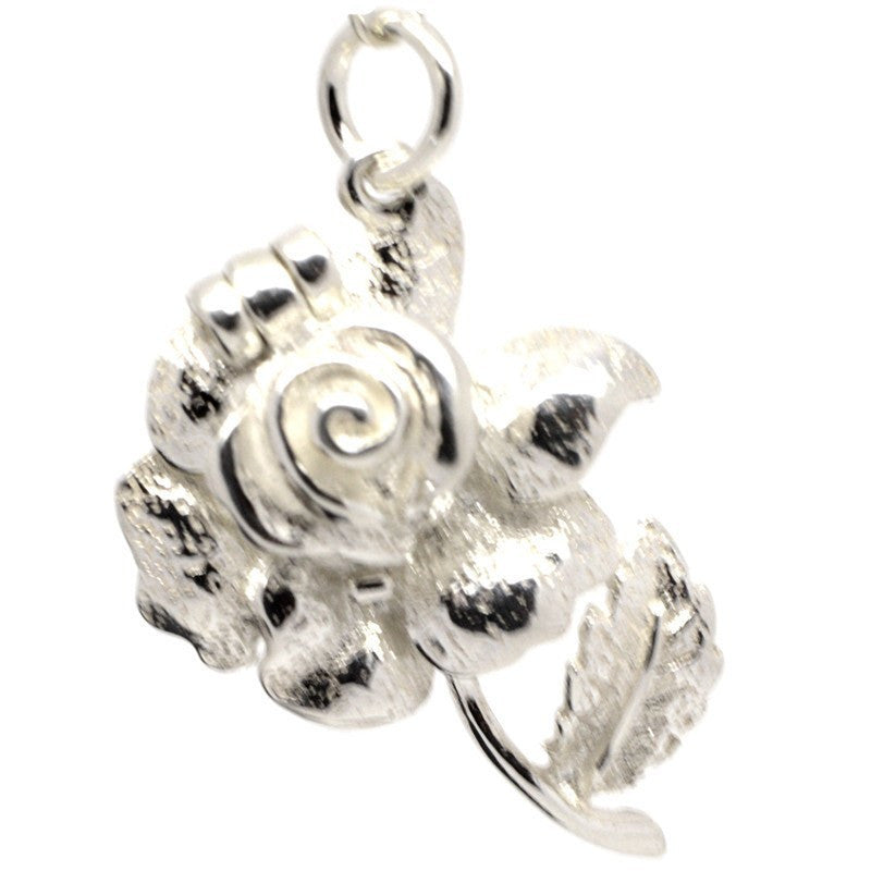 Gold Opening Rose Charm - Perfectcharm - 2