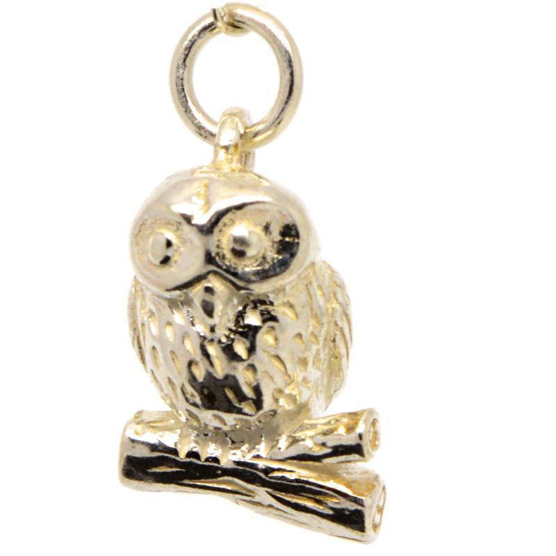 Gold Owl Charm - Perfectcharm - 1