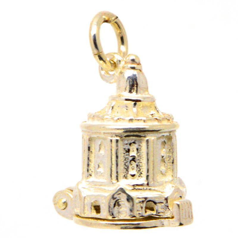 Gold Oxford Radcliffe Camera Charm - Perfectcharm - 1